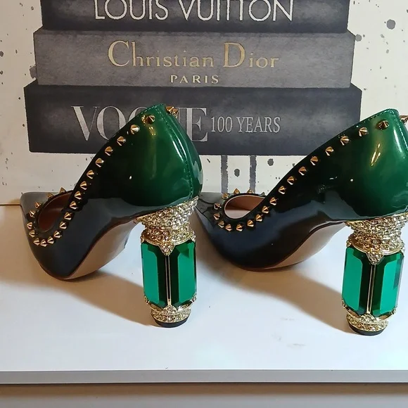 Emerald Gem Heels - Picture 3 of 8